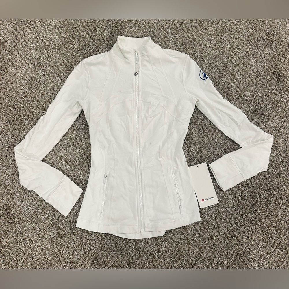 Lululemon Athletica White Define Zip-Up Jacket